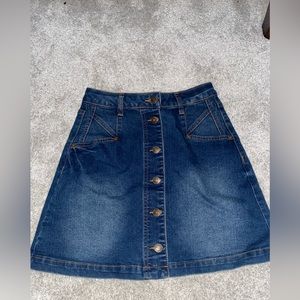 FRYE Denim Skirt